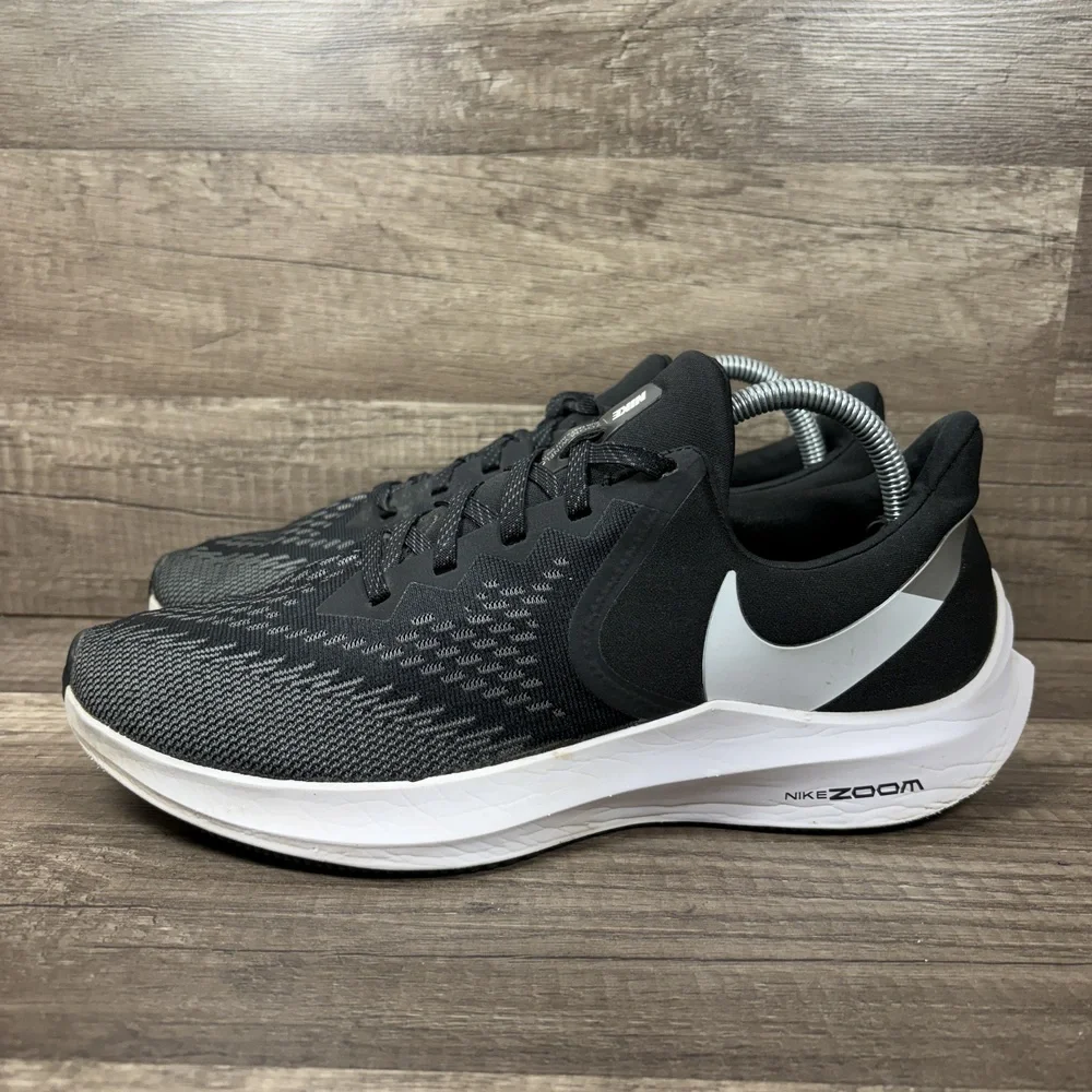 Nike Zoom Winflo Black Gray Womens US Size 11 EUR 43 AQ8228-003 Running Shoes